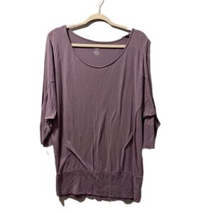 Mossino purple top has pilling